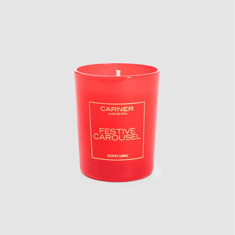 FESTIVE CAROUSEL CANDLE