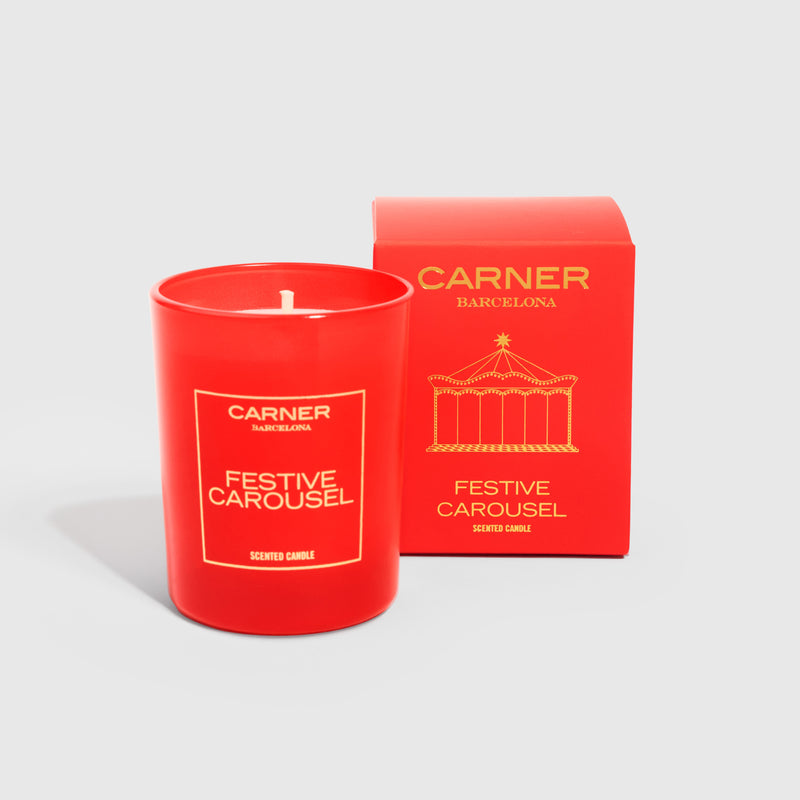FESTIVE CAROUSEL CANDLE