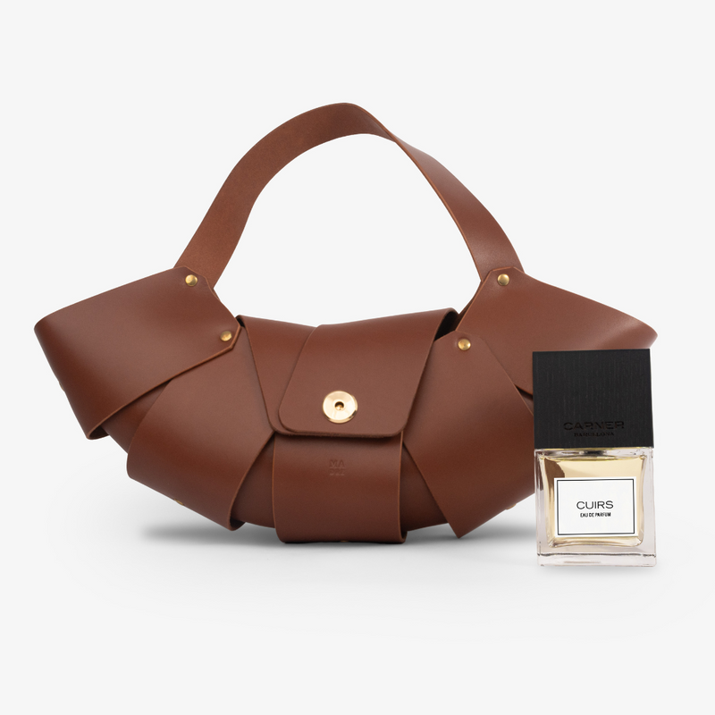 CUIRS & CROISSANT BAG IN DARK BROWN
