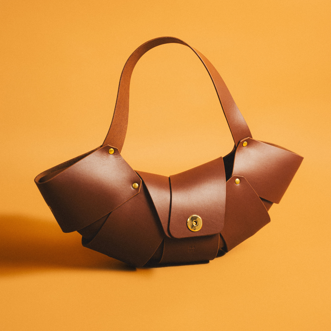 CUIRS &amp; CROISSANT BAG IN DARK BROWN
