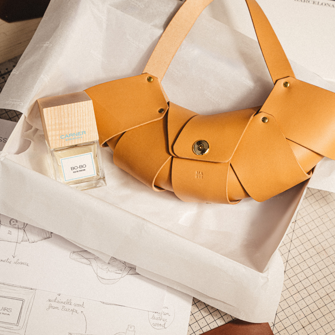 BO-BO &amp; CROISSANT BAG IN BROWN